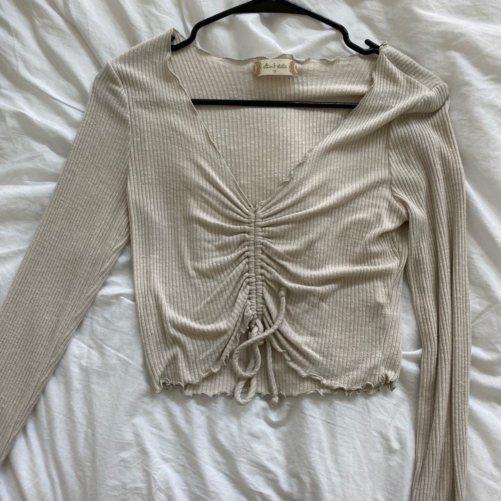 Altar’d state crop top long sleeve